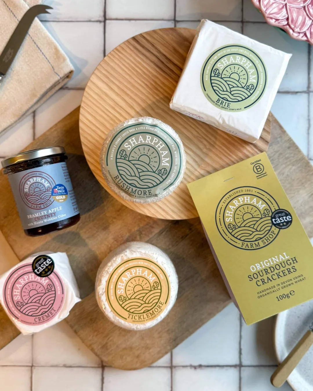 Sharpham Cheese Selection